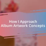 How I Approach Album Artwork Concepts